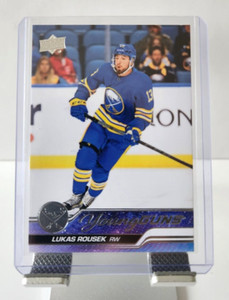 2023-24 Upper Deck Series 1 Young Guns Lukas Rousek #233 Buffalo Sabres RC