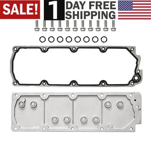 12598832 LS Gen 4 Valley Pan placa de cubierta con junta para Chevy GM LS 5,3 L 6,0 L 6,2 L - Imagen 1 de 9