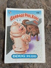 Doug Plug Garbage Pail Kids Trading Card. #43b. 2nd Series  