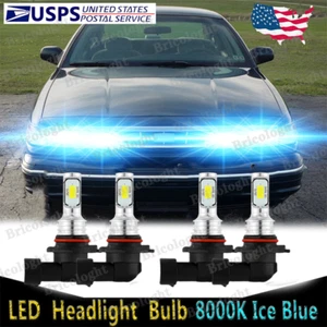 For Ford Crown Victoria 1992-1997 4X Front LED Headlight Bulbs High Low Beam GB - Picture 1 of 12