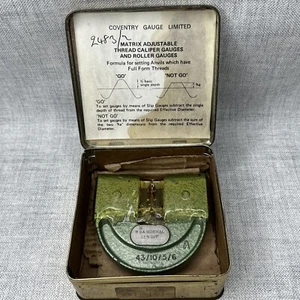 Matrix Coventry Thread Caliper Gauge 8 BA Normal Gen U/P Original Tin *Unused* - Picture 1 of 8