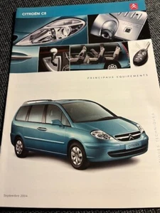 Brochure Citroën C8 caractéristiques techniques / équipements de 2004 - Picture 1 of 1