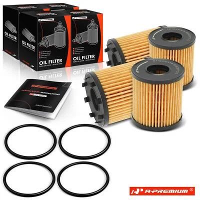 Filtro de óleo do motor 4x para Dodge Dart Fiat 500 500X 500L Jeep 10K milhas de proteção - Imagem 1 de 4