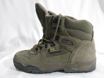 Vasque Womens Alpha GTX Hiking Boots Beige 7473 High Top Leather Waterproof 8 M - Image 1 of 4