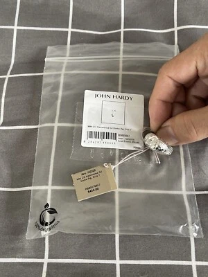 Anillo de cúpula martillada con cadena clásica de plata esterlina John Hardy para mujer Foto 1 de 4