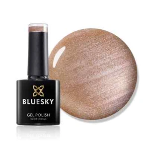 Bluesky Gel Polish - COPPER ROSE - BSH003 Gold UV LED Nail Varnish - Picture 1 of 4