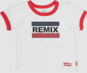 NWT $45 Levi's Baby Boys White Logo Short-Sleeve Tee Toddler T-Shirt 24 Months - Picture 1 of 1