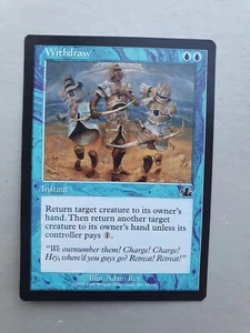 Withdraw , MTG Prophecy (2000). Common Blue Instant NM - Picture 1 of 2