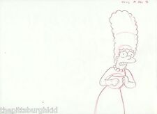 AWESOME VERY  RARE THE SIMPSONS TV PRODUCTION DRAWING  MARGE VERY COOL