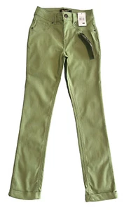 Girls Like An Angel Skinny Stretch Denim Green Jeans Ankle Size 10/12 NEW - Picture 1 of 8