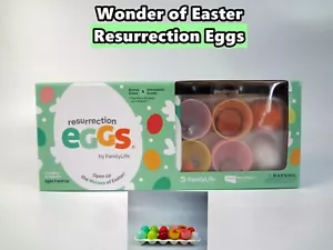 Kids Wonder of Easter Family Life Resurrection Eggs Set (12 Eggs&Colors) (B73) - Picture 1 of 8