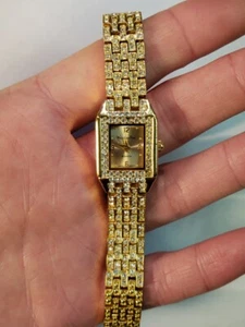 Women’s Main Line Time Gold Tone & Stone-Set Watch -B1307 - Picture 1 of 10