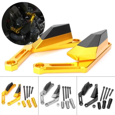 1X Motor Racing Frame Slider Guard Pad Protector For 013-2018 YAMAHA MT-09/FZ-09 - Image 1 of 4