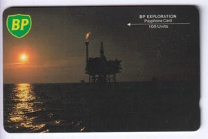 OFFSHORE ECOSSE TELECARTE / PHONECARD .. BP 100U GPT RARE 1BPEA N/G SMALL NOTCH - Imagen 1 de 2