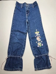 Vintage Cartoon Network The Power Puff Girls Cotton Blue Jeans Little Girls 6 - Picture 1 of 9