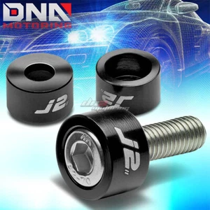 J2 FOR ACCORD PRELUDE BLACK MOTOR IGNITION DISTRIBUTOR METRIC CUP WASHER+BOLT - Foto 1 di 1