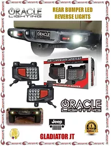 ORACLE Lighting Rear Bumper LED Reverse Lights For Jeep Gladiator JT 5878-504 - Picture 1 of 15