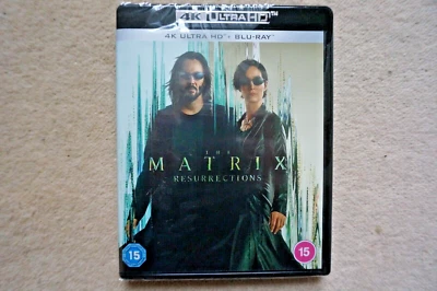 4K UHD BLU-RAY  MATRIX RESURRECTIONS    BRAND NEW SEALED UK STOCK - Image 1 of 2
