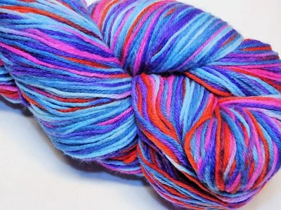 ALOHA Hand Paint 100g Skein 462y Knit Picks STROLL FINGERING SW Merino Wool YARN - Image 1 of 4