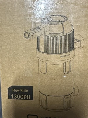 FUMAK Aquarium filter 40 gallons. Flow rate of 130GPH   - Image 1 of 3