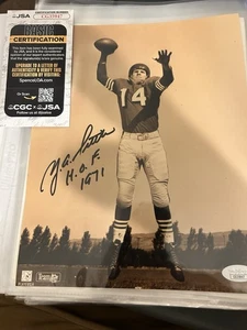 YA Tittle Autographed 8x10 Photo San Francisco 49ers JSA COA - CG35947 - Picture 1 of 1