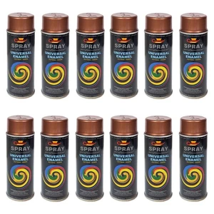 12x LACKSPRAY 400ml  Kupfer metallic Sprayfarbe Sprühfarbe Kupfer  - Bild 1 von 3