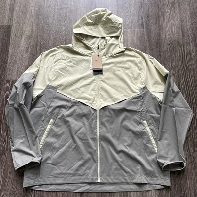 Chaqueta para correr Nike Windrunner Repel Olive Aura FB7540-371 NUEVA CON ETIQUETAS para hombre XXL Foto 1 de 4
