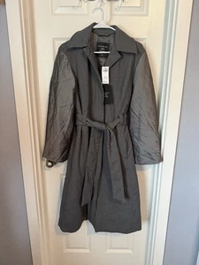 NEW ABERCROMBIE & FITCH x NICOLE BENEFIELD Quilted Bomber Trench Coat XS - Picture 1 of 4