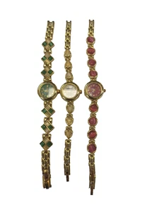 Philips Mercier Ladies Gold Tone Wrist Watch Bundle Working 20mm J4 Y234 - Picture 1 of 13