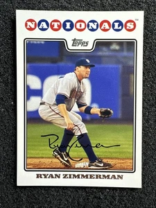 RYAN ZIMMERMAN #530 2008 Topps Baseball QTY Washington Nationals - Picture 1 of 2