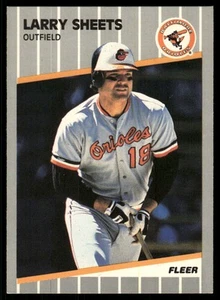 1989 Fleer #620 Larry Sheets - Picture 1 of 2