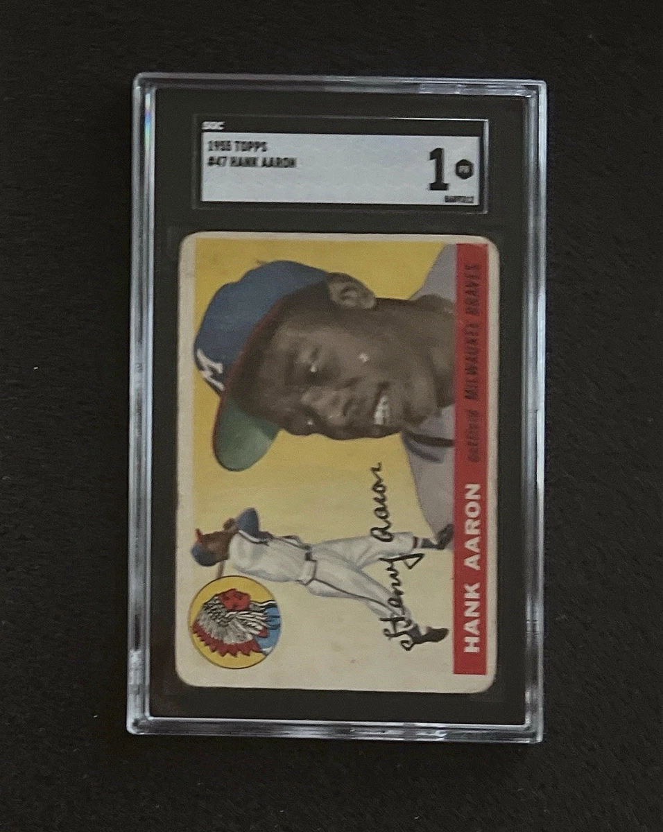Hank Aaron 1955 Season Baseball Sports Trading Cards & Accessories