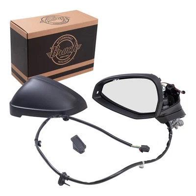 Espejo retrovisor eléctrico para indicador de señal de giro de advertencia de salida de carril A4 2017-2019 Foto 1 de 4