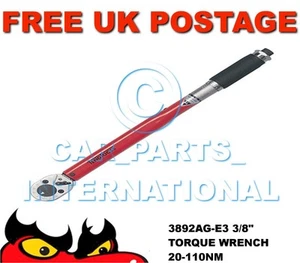 Teng Tools 3892AG-E3 1cm Antrieb Drehmomentschlüssel 20-110NM - Picture 1 of 1