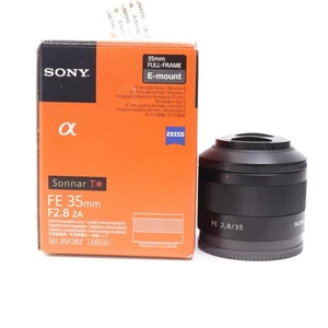 Sony Sonnar T* FE 35mm f/2.8 ZA Lens - FZ VM6319 - Picture 1 of 12