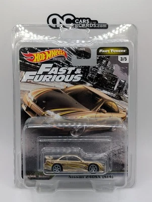 2020 Hot Wheels Fast & Furious 3/5 Nissan 240SX (S14) w/ Protector - Image 1 of 4
