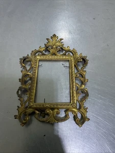 Marco de fotos caballete victoriano de colección de hierro fundido 5x7 - Imagen 1 de 3