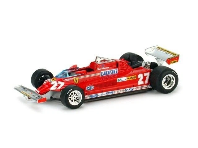 Brumm BM0390 FERRARI 126 CK G.VILLENEUVE 1981 N.27 RETIRED ITALY GP 1:43 Modelli - Immagine 1 di 1