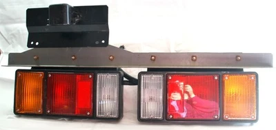 2012-2024 Isuzu NPR NQR/Mitsubishi Tail Lights W/ Bracket #655 - Image 1 of 4