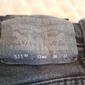 Levi's 511 Boys Performance Slim black Jeans Size 12 Reg - Picture 1 of 5