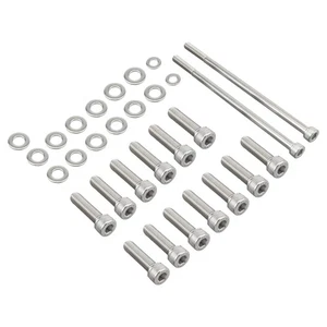 LS Oil Pan Bolt Kit LSX - Compatible with Chevy Silverado Truck 1997-2014 LS ... - Foto 1 di 6