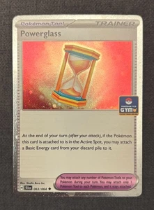 Pokemon Asia Exclusive Powerglass Gym Promo Stamped 063/064 - Picture 1 of 2