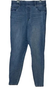 Spanx Skinny Jean-light Vintage Wash Sz 1X Tall - Picture 1 of 14