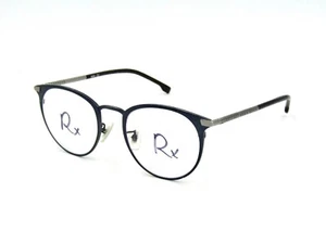 Hugo Boss 1070/F Oval Titanium Eyeglasses Frame, FLL Matte Blue, 51-22-145 #H92 - Picture 1 of 8