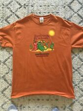 Mexican Lizard T-Shirt Size Lg burnt orange S Sleeve Men's logo t shirt vintage