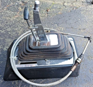 B&M STAR MEGA RATCHET AUTOMATIC SHIFTER + CASE + CABLE EXCELLENT VINTAGE RACING! - Picture 1 of 6