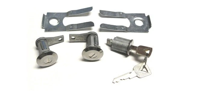 Juego de cilindro de encendido y cerradura de puerta con llaves Ford Truck-up 1961-1966 Foto 1 de 4