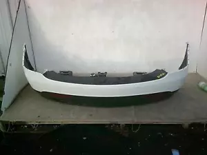 2016-2023 TESLA MODEL X Rear Bumper White PPSW OEM - Picture 1 of 20
