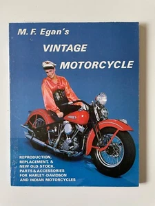 M.F. Egan's Vintage Motorcycle catalog 1984 Harley Davidson Indian - Photo 1 sur 1
