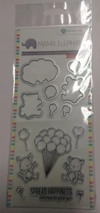 Estampilla y troquel Hampton Art mamá elefante set We Go nuevo sc0766 - Imagen 1 de 1